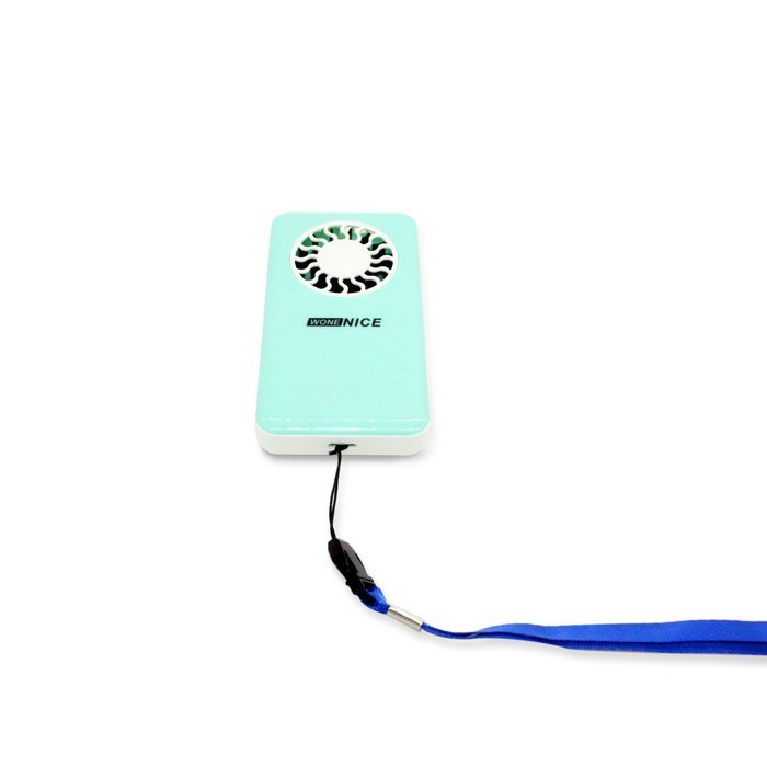 WoneNice Battery Operated Personal Pocket Fan (Rechargeable Lithium Battery) (Black) N21
