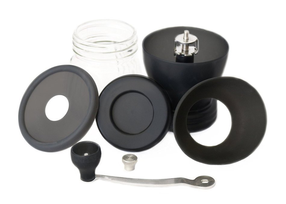 Manual Coffee Grinder - Adjustable Ceramic Burr Grinders with Hand Crank N3