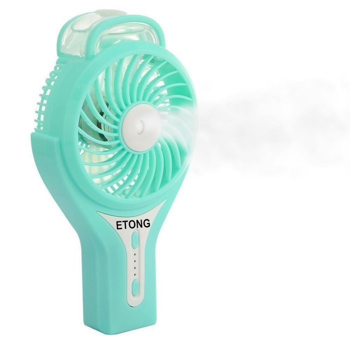 ETONG Portable Handheld USB Misting Fan Personal Cooling Mist Humidifier Rechargeable Mini Water Spray Cooling... N15