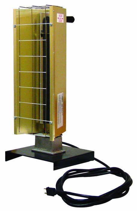 TPI Corporation FHK212-1CA Portable Electric Infrared Heater, Pre Wired, Metal Sheath, 15' Length Cord, Grounded...