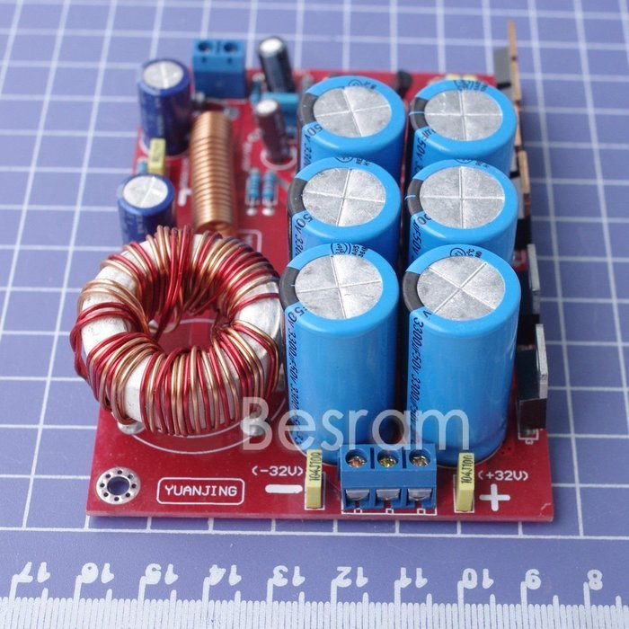 DC12V to DC&plusmn;32V 180W Switching Boost Power Supply Board LM3886 + TDA7294 DIY N2