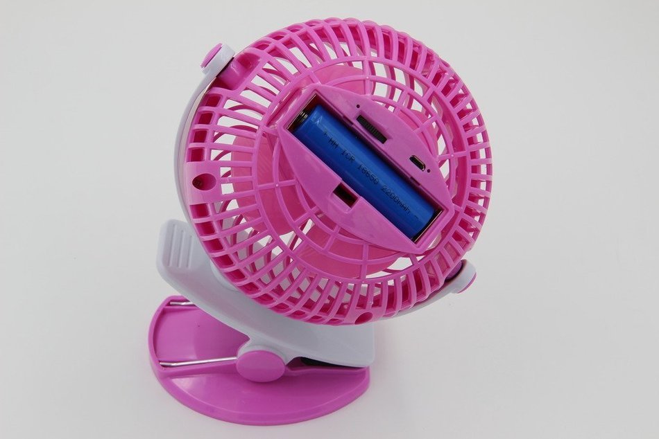 Taousa 70240 5-inch Vanes Portable Mini Clip-on Rechargeable Fan Outdoor Cooling Fan, Battery / USB Powered, Adjustable... N3