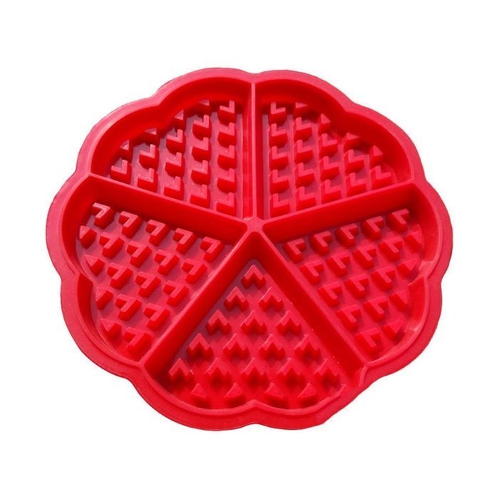 Astra shop 18-Cavity Silicone Mini Round Waffle, Cookie, Chocolate, Candy and Gummy Mold Non-Stick, Easy To Clean...