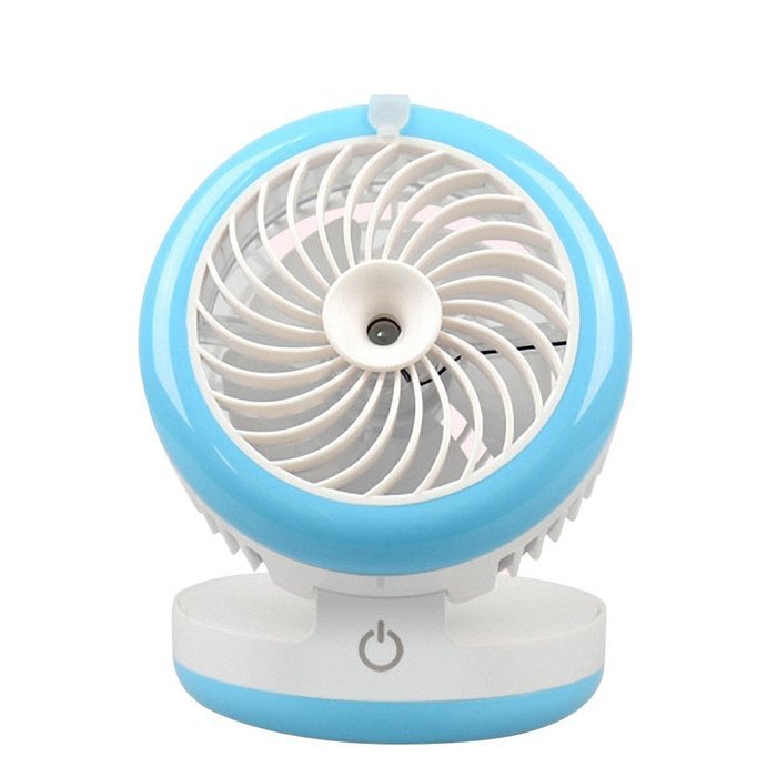 Sunnytech&reg;&nbsp;Mini Portable Misting Fan Cooling&nbsp;Humidifier Water Mist System Fan Desktop Rechargeable, 4 Working... N3