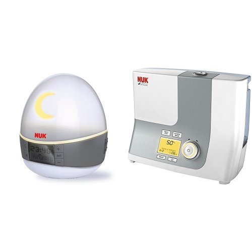 NUK Natural Sleep System Sound and Light Machine with Warm and Cool Mist Ultrasonic Humidifier N3
