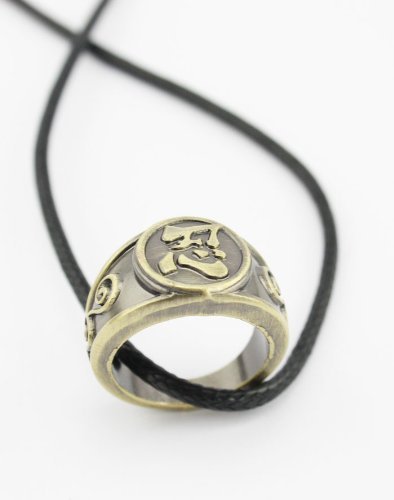 Naruto Shinobi / Ninja Symbol ring necklace Anime charm pendant N2