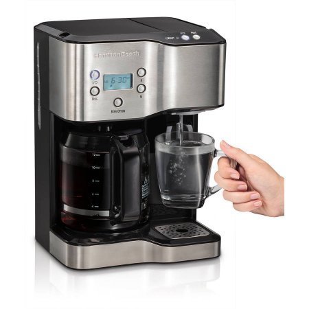 Hamilton Beach 12-Cup Coffeemaker with Hot Water Dispensing and 2-hour Automatic Shutoff N2