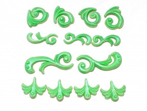 Oasis Supply Romantic Ornament Mold, Silicone N2