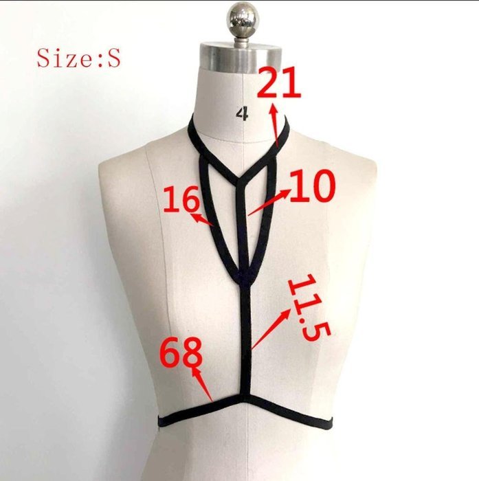 Bra Top ，Beautyvan Comfortable Bandage Alluring Harness Elastic Cage Strappy Hollow Out Bra Bustier (M, Black) N2