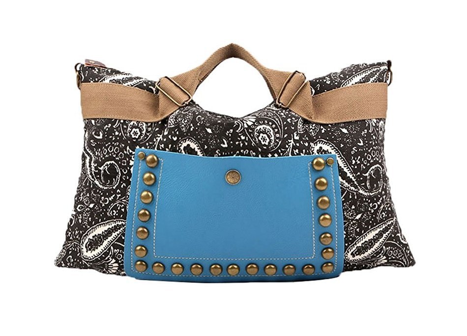 1 X Wisedeal Fashion Leopard Sequined Ladies Women Shoulder Messenger Bag Handbag Tote Purse N9