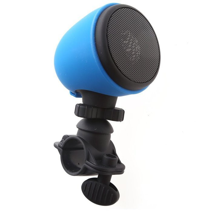 Outdoor Waterproof Bicycle Bluetooth Music Rechargeable Speaker Player Blue