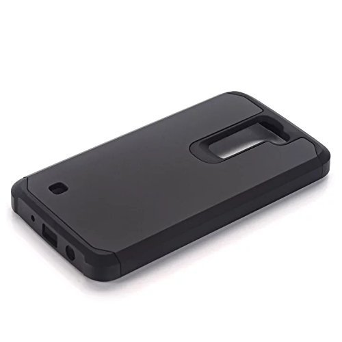 LG K7 Case, LG Tribute 5 Case, ARSUE [Shock Absorption] Drop Protection Hybrid Dual Layer Armor Defender Protective... N8