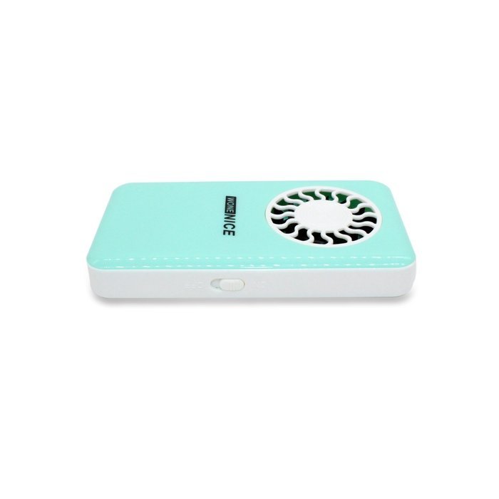 WoneNice Battery Operated Personal Pocket Fan (Rechargeable Lithium Battery) (Black) N24