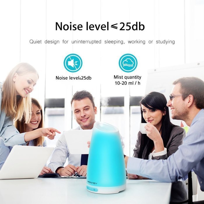 Scenic 100ml Essential Oil Diffuser Humidifier, Aromatherapy Diffuser with 7 Color Lights，4-6 Hours Working Time... N2