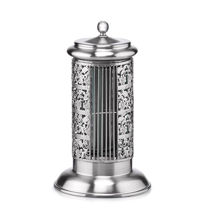 Deco Breeze DBF5425 Bellevue Satin Chrome Tower Table Fan