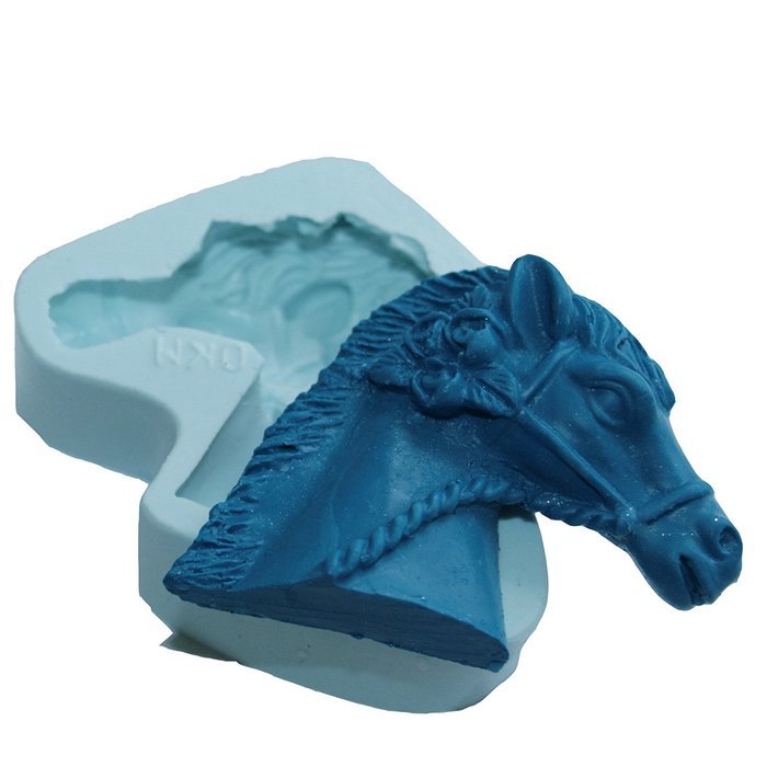O.K Molds silicone fondant horse head gumpaste M4668