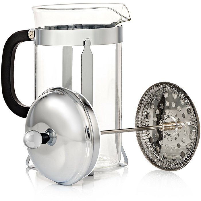 JavaPresse French Press Coffee Maker &ndash; Serves Cold Brew, Tea, & More &ndash; Reinforced Glass Carafe 34 oz N2