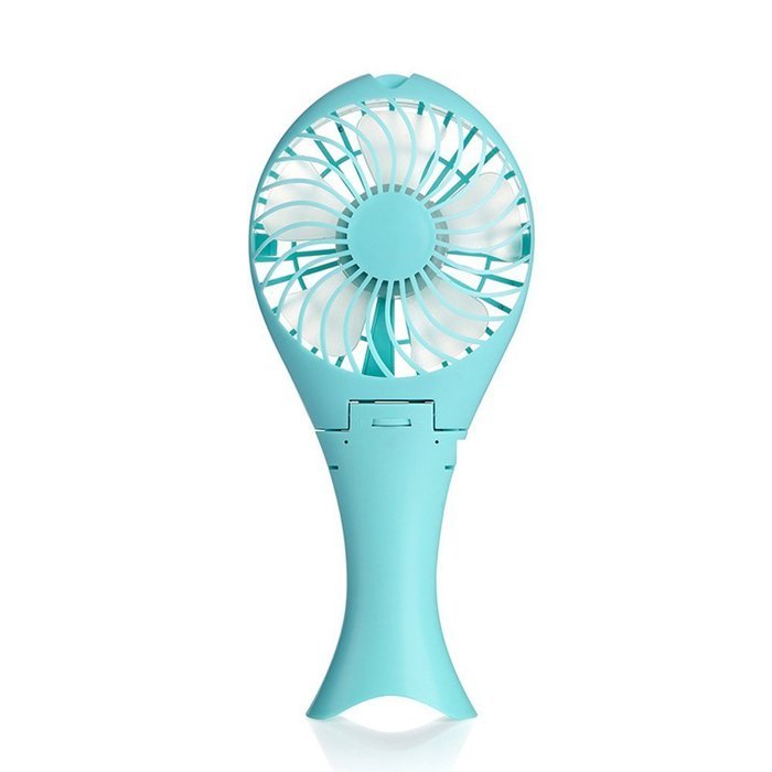 Touchshop Portable Folding USB Fish Shaped Fan Stepless-speed Quiet Operation Desktop Fan Handheld Size with USB... N24
