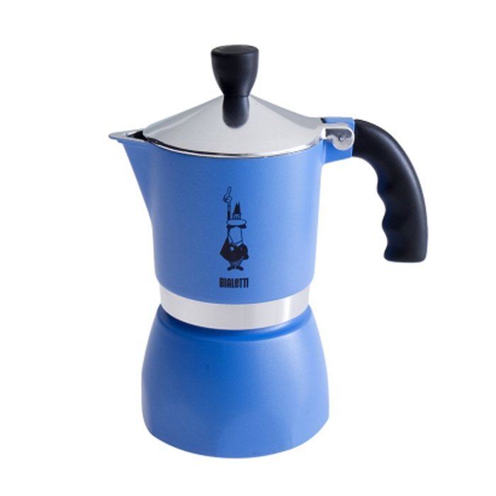 Bialetti "Fiammetta" Stove Top Espresso Maker, 3-cup (BLUE) N2