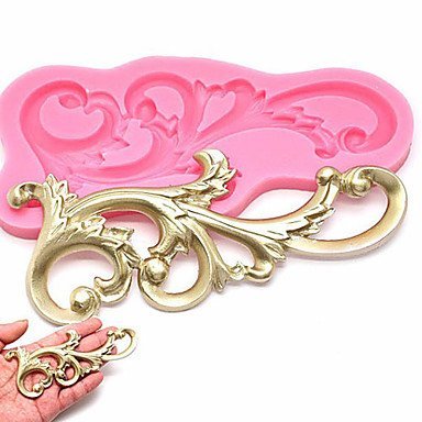 Y&XL&H Silicone Vintage Relief Flourish Cake Mold Sugarcraft Fondant Cake Decorating Tool Mould