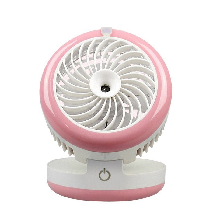 Sunnytech&reg;&nbsp;Mini Portable Misting Fan Cooling&nbsp;Humidifier Water Mist System Fan Desktop Rechargeable, 4 Working... N4