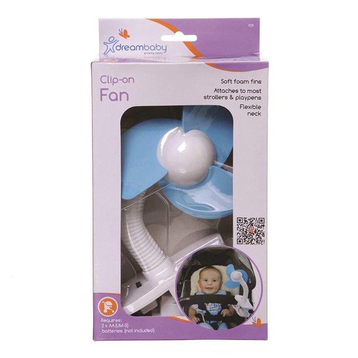 Tee-Zed T01 Clip-On Fan Great for the Beach, Pool, Camping, Work, Lounging or Just Chillin'! -Pink Purple N12