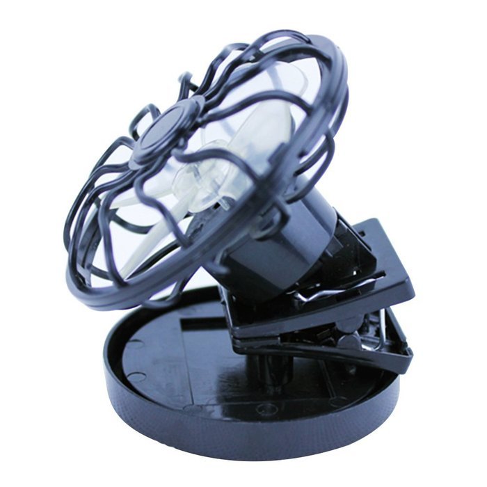 MeanHoo Mini Clip-on Solar Cell Fan Travel Camping Sun Power Energy Panel Outdoor Cooling Cooler,No battery needed...