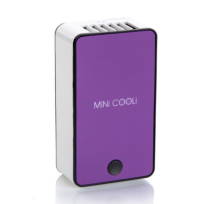 Air Conditioner Fan USB Rechargeable Handheld Portable (black) N31