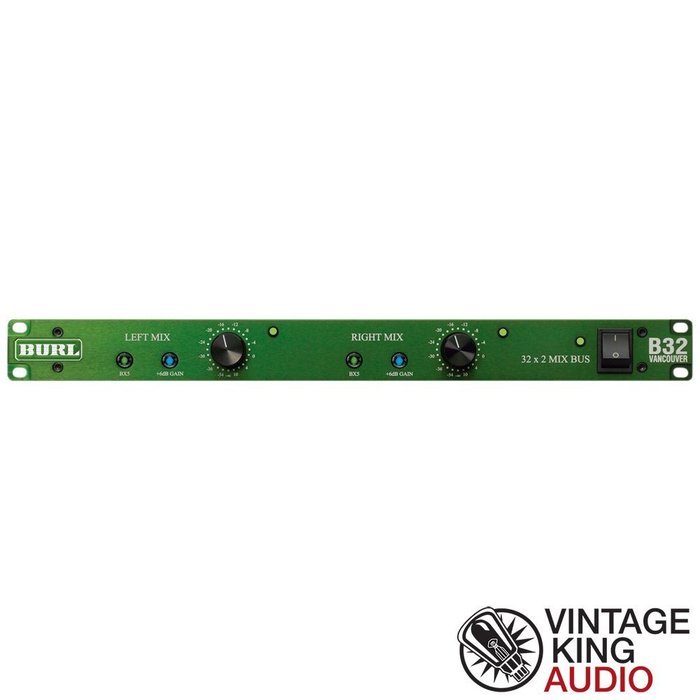 Burl Audio B32 Vancouver 32-chanel stereo mix bus - all discrete Class A