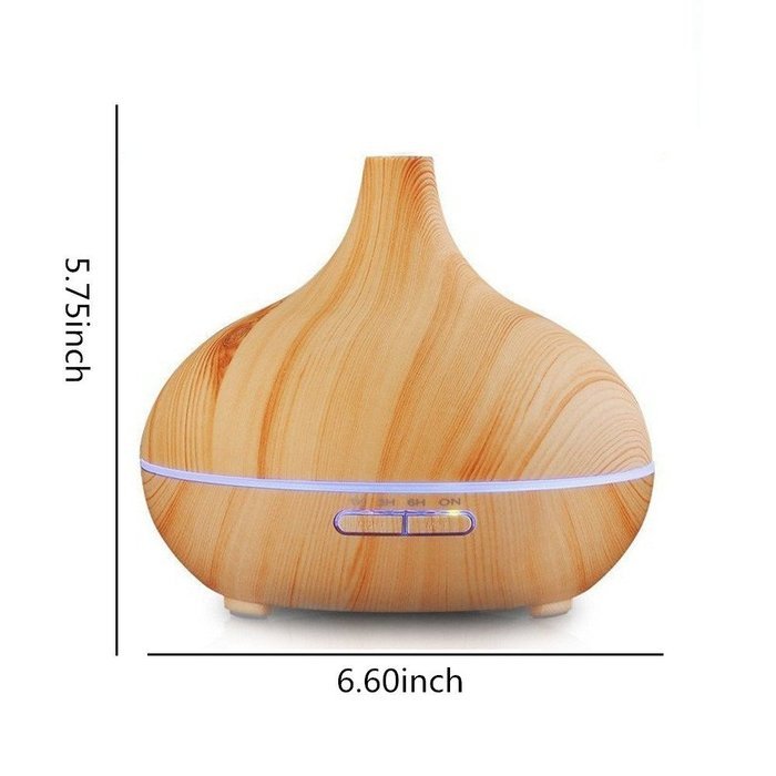 JZHY 300ml Aroma Essential Oil Diffuser air Humidifier Negative Ion Generator,3rd Version Humidifier-Long Lasting...