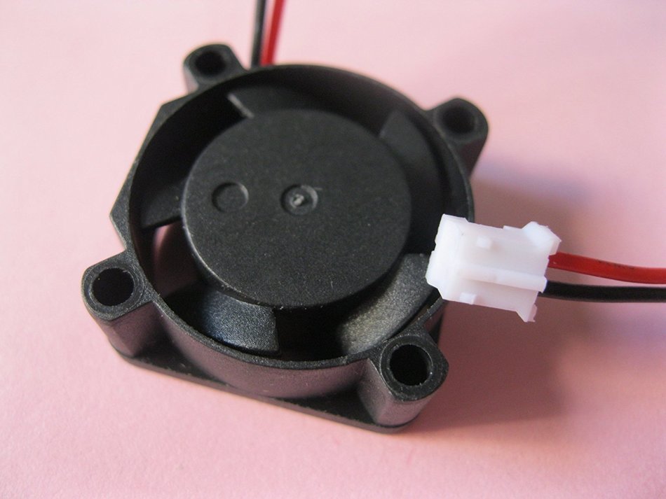 2 pcs Brushless DC Cooling Fan 5V 2510S 5 Blades 2 wire 25x25x10mm Sleeve-bearing Skywalking N3
