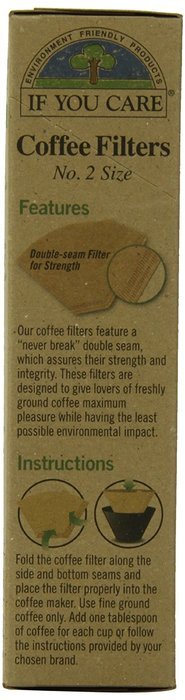 If You Care No. 2 Coffee Filters, 100-Count Boxes (Pack of 12)