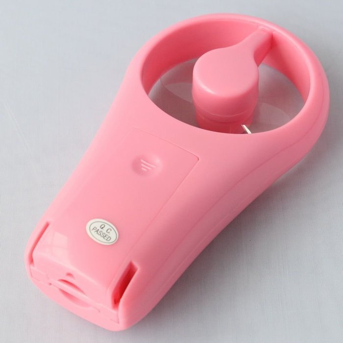 Hand-held Mini Super Mute USB/Battery Operated Cooling Fan Pink N7