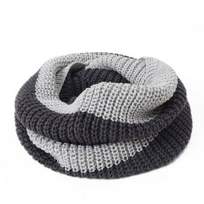 KAKA(TM) Women's Korean Artistic Stylish Winter Chunky Knitting Wool Lovers Scarves N2