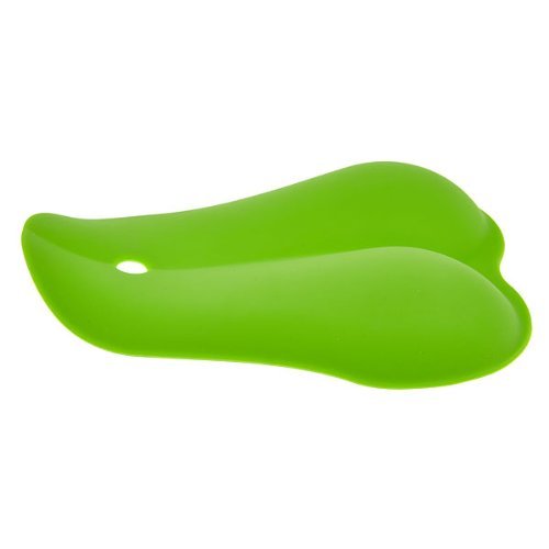 The Kosher Cook KCKH3019P Silicone Spoon Rest for Pareve, Green
