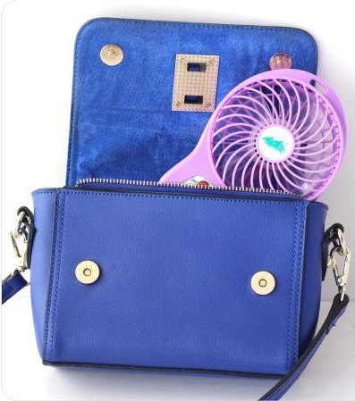 LYWOO Portable Battery Operated Rechargeable USB Fan with 4400mA/h Super Battery Capacity, Up to 12 Hours Continuous... N4