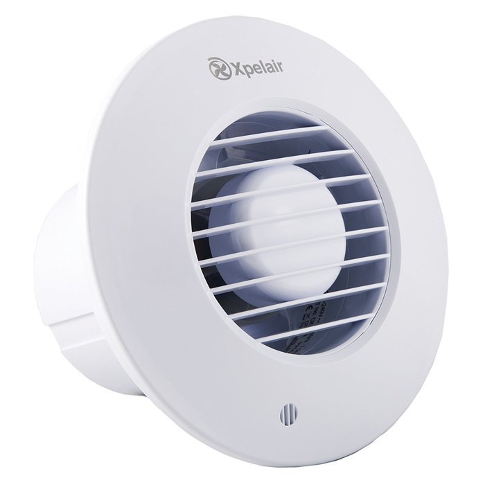 Xpelair DX100HTR Simply Silent 4" Round Extractor Fan | Humidistat/Timer/Kit N6