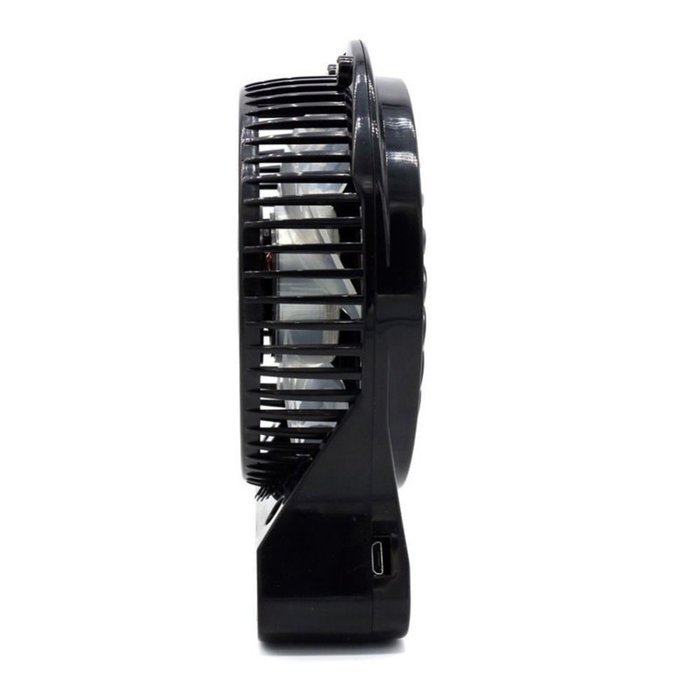 YKL World Mini Portable Fan 4-inch Vanes 3 Speeds Protable USB Rechargeable Mini Fan, Battery or Electric-Powered... N5