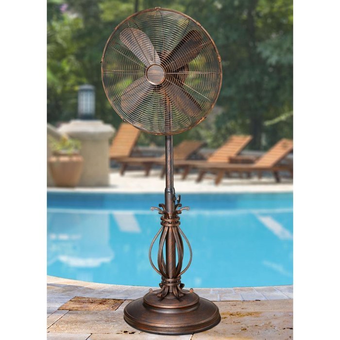 50" Extravagant "Prestigious" Adjustable Oscillating Outdoor Standing Fan