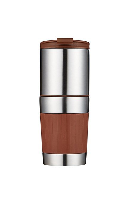FLYHIGH Fashionable Protable Stainless Steel Vacuum Cup Coffee Maker with 6 Coler N2