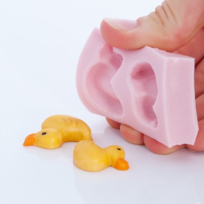Tiny Rubber Duck Silicone Mold Food Safe Fondant, Chocolate, Candy, Resin, Polymer Clay, Jewelry, Craft Mold....
