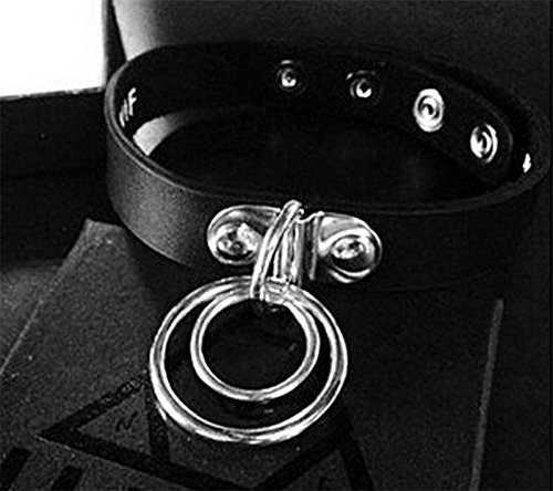 Bohemina Punk Goth Leather Rivet Style Collar Choker Funky Necklace Girls Gifts N3