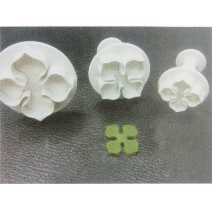 WHATWEARS 3x Hydrangea Fondant Cake Biscuit Sugarcraft Plunger Cutter Craft Mold Tool