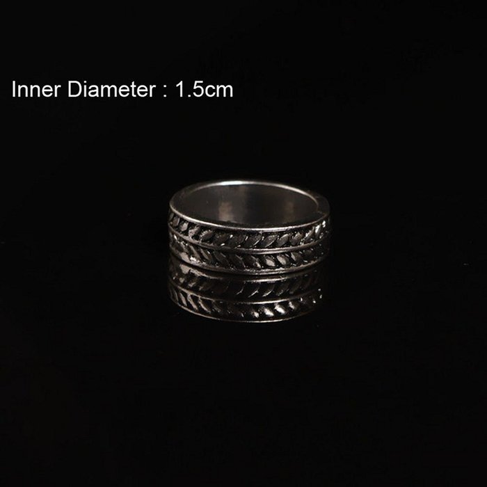 IBobo 4/6Pcs Fashion Women Silver Vintage Jewelry Punk Carve Flower Ring set N17