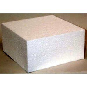Golda's Kitchen Square Cake Dummy - 14" &times; 4"H