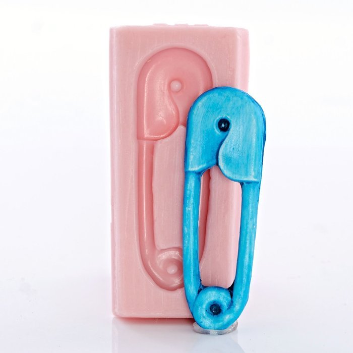 Baby Diaper Pin Silicone Mold use with Fondant, Candy, Food Safe, Polymer Clay, Resin Mold and Epoxy. Perfect... N2
