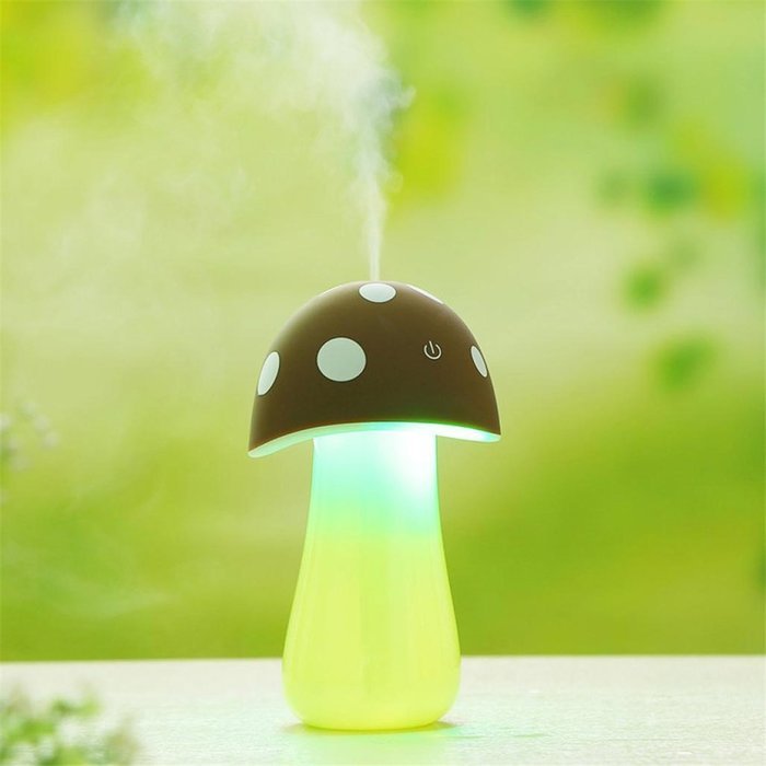 Alonea Home Aroma LED Humidifier Mushroom Air Diffuser Purifier Atomizer New (B) N8
