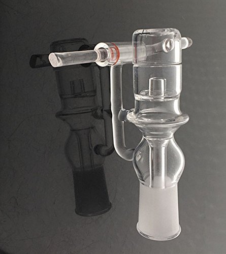 HYP 10mm 14mm 18mm Quartz Dish With Cap Fit 16mm/20mm Coil (18mm female/20mm)