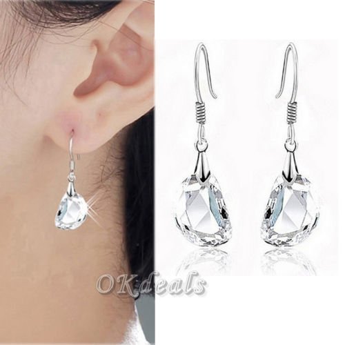 Orecchini Pendenti In Pietra Naturale Fatti A Mano Con Gancio In Argento 925 - Scegli Tra Ametista, Quarzo Rosa, Lapislazzuli E Altre Gemme