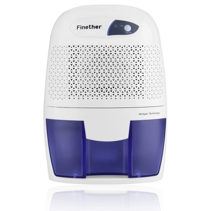 Finether 500ml Mini Energy Saving Air Dehumidifier Portable for Living Room Bathroom Kitchen Garage N2
